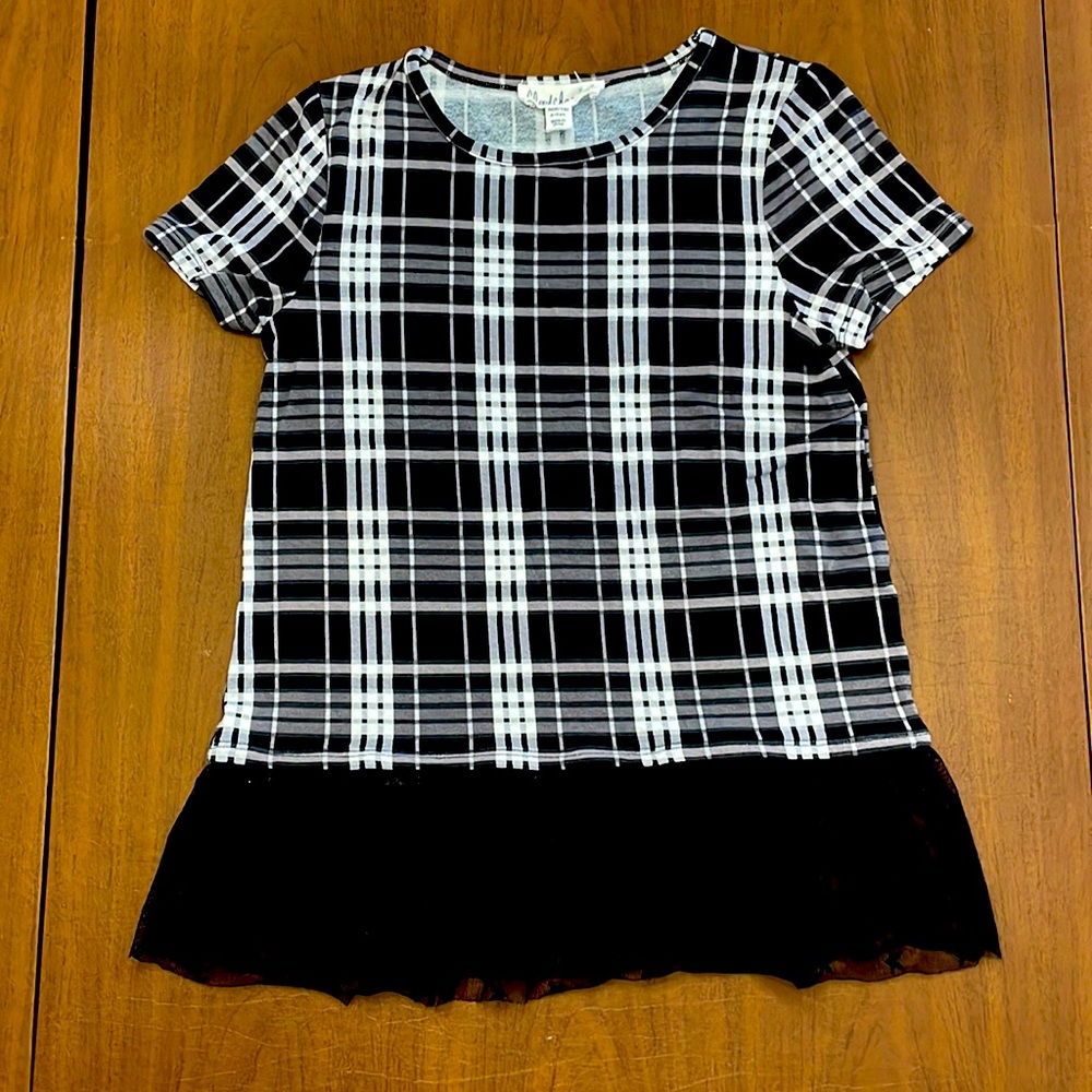 Girls soft casual shirt, size M (8/10)